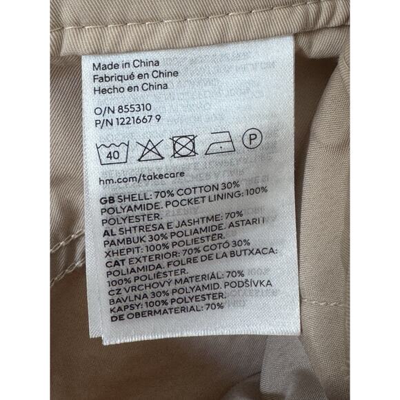 DIVIDED by H&M Twill Cargo Mini Skirt Y2K - Sized 4 - PRELOVED - Picture 8 of 8